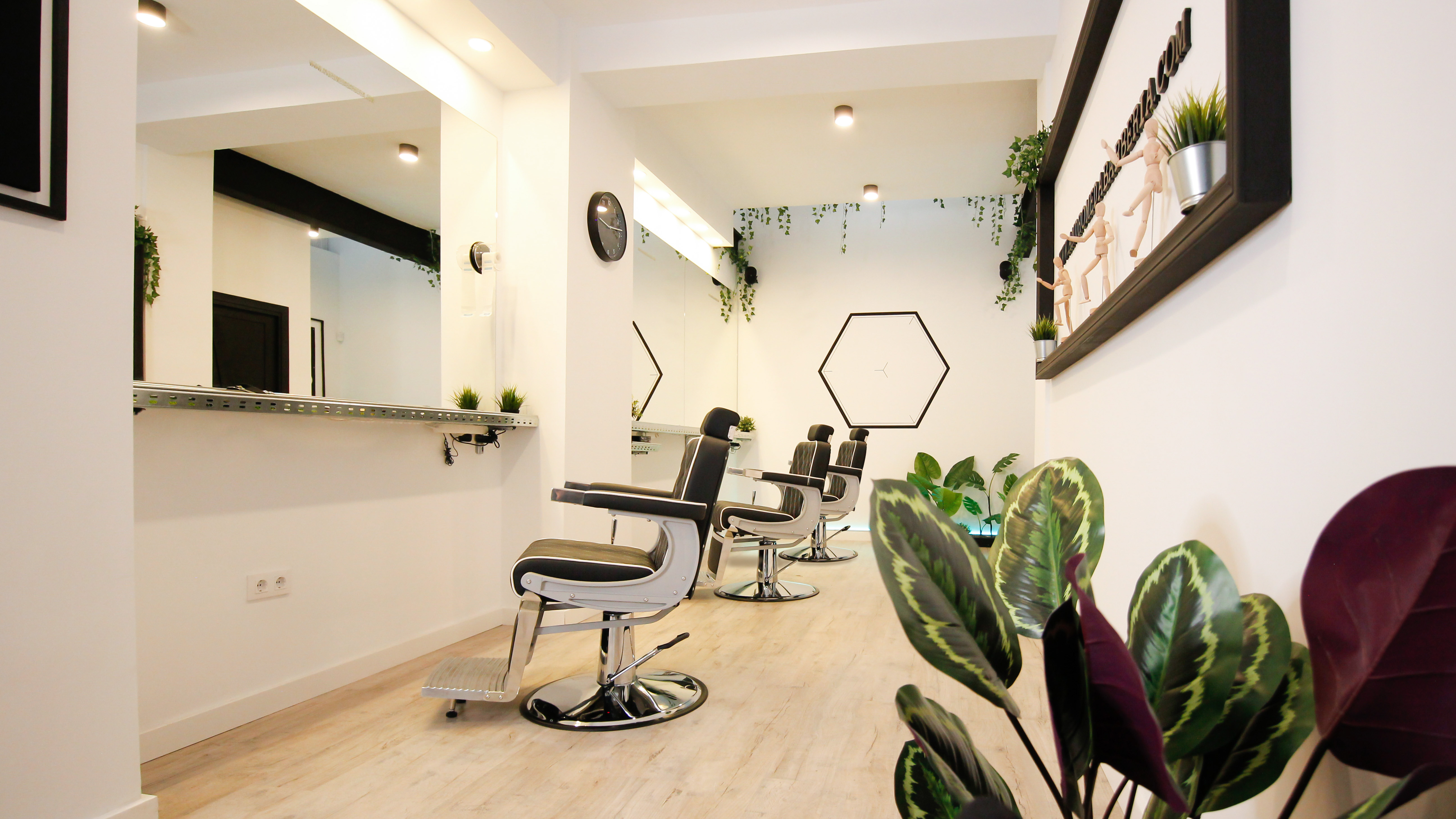 Interior de Andromeda Barbería